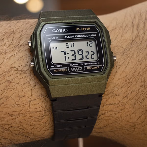 ساعت مچی کاسیو مدل CASIO-F-91WM-3A