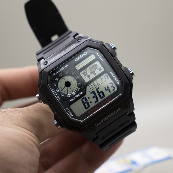 خرید ساعت مچی مردانه کاسیو مدل CASIO-AE-1200WH-1A