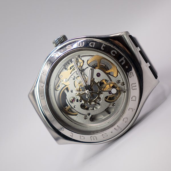خرید ساعت مچی سواچ آیرونی اسکلتون مدل Swatch IRONY Skeleton YAS100