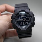 ساعت مچی مردانه G-SHOCK کاسیو مدل CASIO-GD-100-1B دست دوم مشابه نو