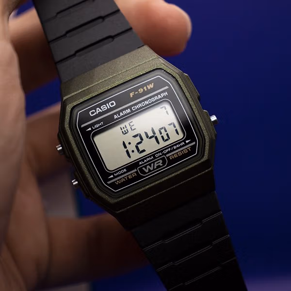 ساعت مچی کاسیو مدل CASIO-F-91WM-3A