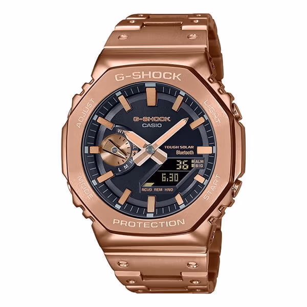 قیمت و خرید ساعت کاسیو جی شاک استیل فلزی مدل GM-B2100GD-5A CASIO G-SHCOK