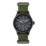 قیمت و خرید ساعت تایمکس مردانه مدل TW4B047009J Timex Expedition Scout Nylon Strap Gents Watch, Tan/Silver, DELETE_, Timex Men's Expedition Scout 40 Watch