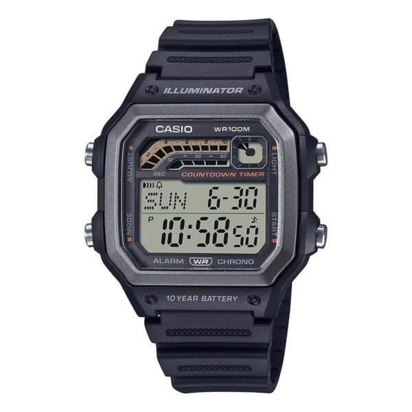 قیمت و خرید ساعت کاسیو المینیتور CASIO ILLUMINATOR WS-1600H-1AV