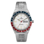 قیمت و خرید ساعت تایمکس tw2u61200 Timex 38 mm Q Reissue Stainless Steel Case Blue Dial Stainless Steel Bracelet
