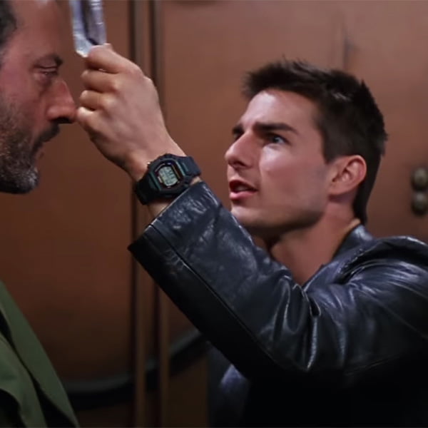 ساعت کاسیو DW290 روی دست تام کروز در فیلم Mission Impossible