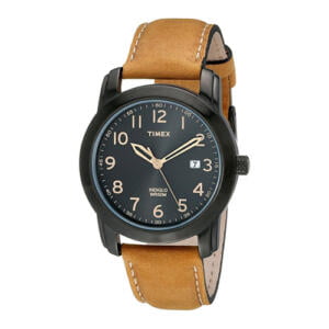 خرید تایمکس اصل مردانه Timex T2P133 Men's Brown Leather Strap