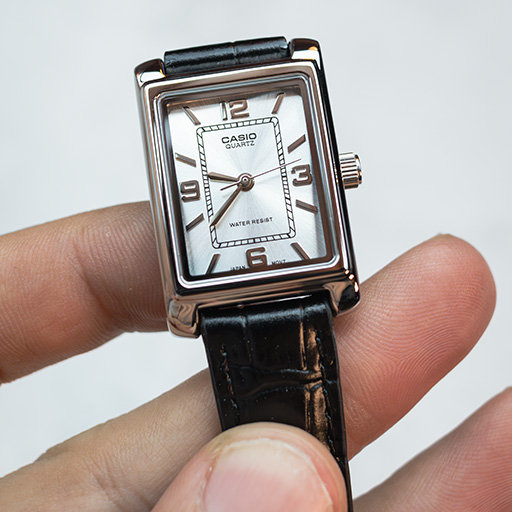 IMG_8444-Enhanced-NRs ساعت مچی کاسیو زنانه بند چرم LTP-1234LL-7A