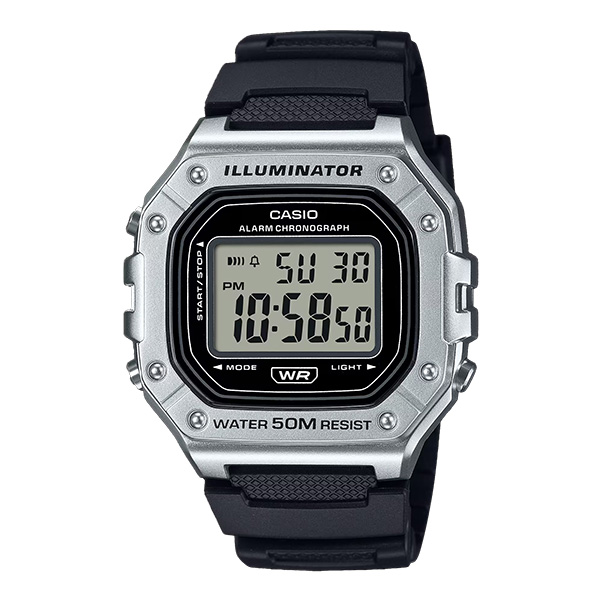 ساعت کاسیو دیجیتال CASIO W-218HM-7AV 1 خرید ساعت کاسیو W-218HM-7AV، مدل اسپرت دیجیتال با عمر باتری 7 ساله