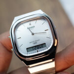 خرید و قیمت ساعت کاسیو AQ-240E-7A | دو زمانه وینتیج | ساعت جَم