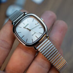 خرید و قیمت ساعت زنانه کاسیو LTP-B166D-7A | تمام استیل مربعی | ساعت جَم