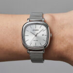 خرید و قیمت ساعت زنانه کاسیو LTP-B166D-7A | تمام استیل مربعی | ساعت جَم