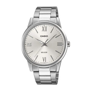 خرید و قیمت ساعت مردانه کاسیو MTP-1303DD-7A | تمام نقره‌ای | ساعت جَم