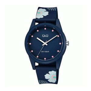 خرید و قیمت ساعت زنانه کیو اند کیو V08A-003VY | تمام آبی ضدآب | ساعت جَم