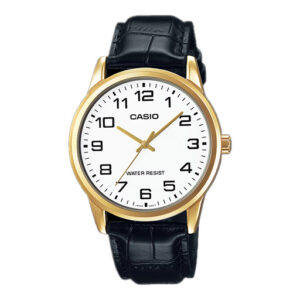 ساعت مچی مردانه Casio MTP‑V001GL‑7B | کلاسیک بند چرمی