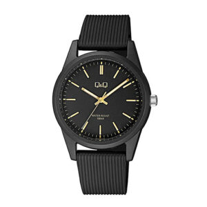 ساعت مچی مردانه Q&Q VS12J‑005Y | اسپرت تمام مشکی ضد آب