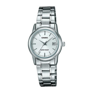 ساعت مچی زنانه Casio LTP-V002D-7A | بند استیل صفحه آبی
