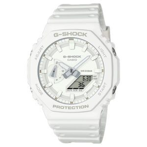 ساعت جی‌شاک GA-2100-7A7 سفید | CasiOak ضدضربه و مدرن