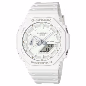 ساعت جی شاک کاسیوک G-SHOCK GA-2100-7A7 7 ساعت جیشاک GA-2100-7A7 سفید | CasiOak ضدضربه و مدرن
