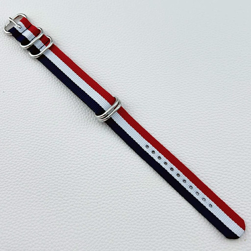 M-Colored بند برزنتی ساعت سایز 18 میلیمتر | سه رنگ - تصویر 1